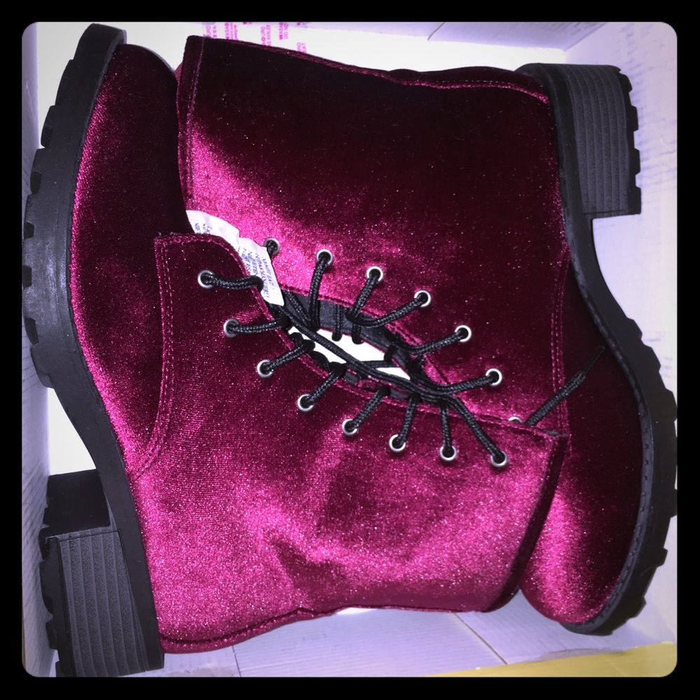 Charles Albert Burgundy Boots Size 8
